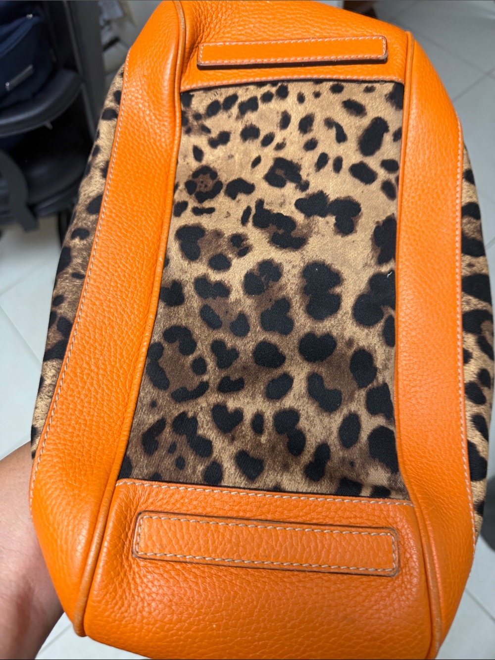 Dolce & Gabbana Orange Leopard Handbag - Picture 15 of 15